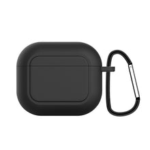 Load image into Gallery viewer, Silicone Shockproof Cover with Metal Buckle For AirPods 3, Night Green, White, Pink, Hyacinth Purple, Black, Midnight Blue