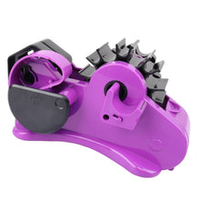 Load image into Gallery viewer, Multifunctional Tape Cutter Automatic Roller Tape Holder, 35mm Green, 35mm Blue, 35mm  Purple, 35mm Rose Red, 46mm Green, 46mm Purple, 46mm Rose Red