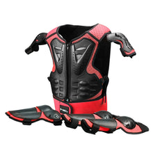 Load image into Gallery viewer, GHOST RACING Motorcycle Protective Gear Children Safety Riding Sport Vest + Knee Pads + Elbow Pads Protective Suit