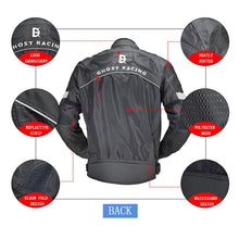 Load image into Gallery viewer, GHOST RACING GR-Y05 Motorcycle Cycling Cloth Men Knight Racing Jacket Keep Warm Anti-Fall Locomotive Off-Road Suit, M, L, XL, XXL, XXXL