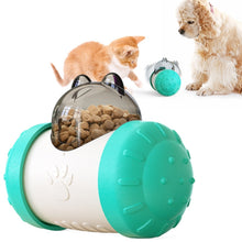 Load image into Gallery viewer, Tumbler Puzzle Slow Food Leakage Food Ball Without Electric Pet Dog Toys, Blue, Yellow, Green, Pink, Black