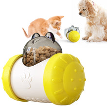 Load image into Gallery viewer, Tumbler Puzzle Slow Food Leakage Food Ball Without Electric Pet Dog Toys, Blue, Yellow, Green, Pink, Black