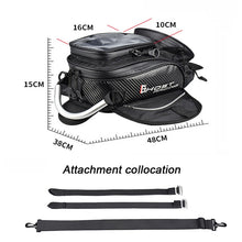 Load image into Gallery viewer, GHOST RACING GR-YXB08 Motorcycle Bag Touch Navigation Fuel Tank Package Dust Waist Bag