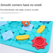 Load image into Gallery viewer, Tabletop Game Road Builder Maze Thinking Logical Reasoning Pull Back Forklift Children Toy