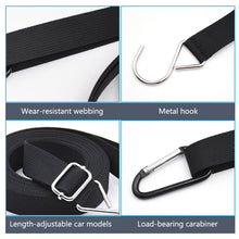 Load image into Gallery viewer, Car Jacket Windproof Belt Outer Garment Fixing Rope Anti-Strong Wind Thickening Adjustable Fixed Car Binding Belt, 2 PCS / Set