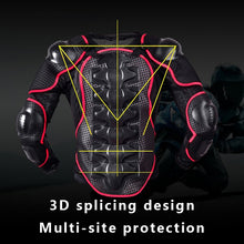 Load image into Gallery viewer, GHOST RACING F060 Motorcycle Armor Suit Riding Protective Gear Chest Protector Elbow Pad Fall Protection Suit, S, M, L, XL, XXL, XXXL
