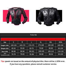 Load image into Gallery viewer, GHOST RACING F060 Motorcycle Armor Suit Riding Protective Gear Chest Protector Elbow Pad Fall Protection Suit, S, M, L, XL, XXL, XXXL