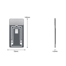 Load image into Gallery viewer, HZ10 Slim Portable Desktop Live Stand Multifunctional Folding Mobile Phone Holder, Gray, Silver