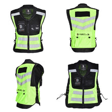 Load image into Gallery viewer, GHOST RACING GR-Y06 Motorcycle Riding Vest Safety Reflective Vest, M, L, XL, XXL, XXXL