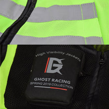 Load image into Gallery viewer, GHOST RACING GR-Y06 Motorcycle Riding Vest Safety Reflective Vest, M, L, XL, XXL, XXXL