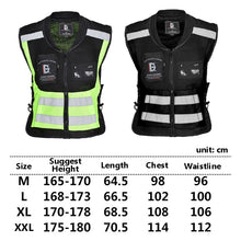 Load image into Gallery viewer, GHOST RACING GR-Y06 Motorcycle Riding Vest Safety Reflective Vest, M, L, XL, XXL, XXXL