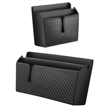 Load image into Gallery viewer, DM-020 Car Sticky Carbon Fiber Storage Bag Car Mobile Phone Storage Box Small, Small, Large