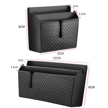 Load image into Gallery viewer, DM-020 Car Sticky Carbon Fiber Storage Bag Car Mobile Phone Storage Box Small, Small, Large