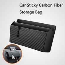 Load image into Gallery viewer, DM-020 Car Sticky Carbon Fiber Storage Bag Car Mobile Phone Storage Box Small, Small, Large