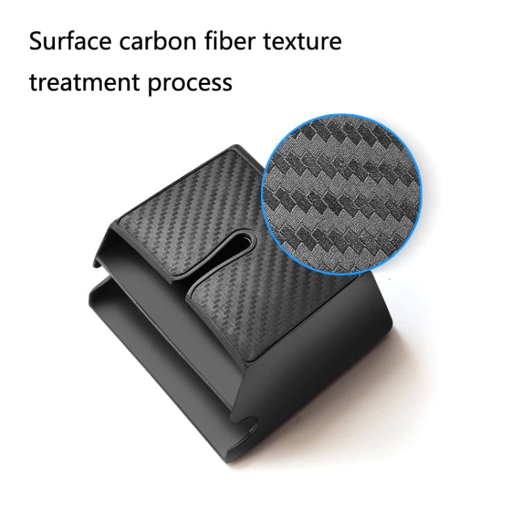 DM-020 Car Sticky Carbon Fiber Storage Bag Car Mobile Phone Storage Box Small, Small, Large