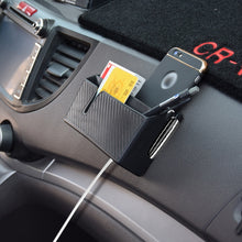 Load image into Gallery viewer, DM-020 Car Sticky Carbon Fiber Storage Bag Car Mobile Phone Storage Box Small, Small, Large