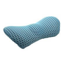 Load image into Gallery viewer, Car Supplies Lumbar Support Memory Foam Car Backrest Lumbar Cushion Seat Cushion Lumbar Pillow, 4D Grid Blue, 4D Grid Light Gray, 4D Grid Dark Gray, 4D Grid Black, Deep Gray+Light Gray, Blue+Light Gray, Green+Light Gray, Cationic Sky Lake Blue         ...