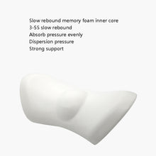 Load image into Gallery viewer, Car Supplies Lumbar Support Memory Foam Car Backrest Lumbar Cushion Seat Cushion Lumbar Pillow, 4D Grid Blue, 4D Grid Light Gray, 4D Grid Dark Gray, 4D Grid Black, Deep Gray+Light Gray, Blue+Light Gray, Green+Light Gray, Cationic Sky Lake Blue         ...
