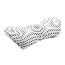 Load image into Gallery viewer, Car Supplies Lumbar Support Memory Foam Car Backrest Lumbar Cushion Seat Cushion Lumbar Pillow, 4D Grid Blue, 4D Grid Light Gray, 4D Grid Dark Gray, 4D Grid Black, Deep Gray+Light Gray, Blue+Light Gray, Green+Light Gray, Cationic Sky Lake Blue         ...