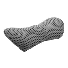 Load image into Gallery viewer, Car Supplies Lumbar Support Memory Foam Car Backrest Lumbar Cushion Seat Cushion Lumbar Pillow, 4D Grid Blue, 4D Grid Light Gray, 4D Grid Dark Gray, 4D Grid Black, Deep Gray+Light Gray, Blue+Light Gray, Green+Light Gray, Cationic Sky Lake Blue         ...