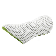 Load image into Gallery viewer, Car Supplies Lumbar Support Memory Foam Car Backrest Lumbar Cushion Seat Cushion Lumbar Pillow, 4D Grid Blue, 4D Grid Light Gray, 4D Grid Dark Gray, 4D Grid Black, Deep Gray+Light Gray, Blue+Light Gray, Green+Light Gray, Cationic Sky Lake Blue         ...