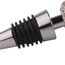 Load image into Gallery viewer, Crystal Ball Red Wine Stopper Diamond Zinc Alloy Metal Sealed Wine Cork, White, Pink, Big Red, Black, Bright Black, AB, Lake Blue