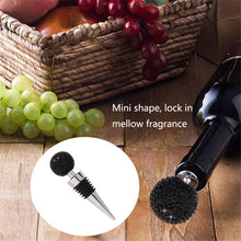 Load image into Gallery viewer, Crystal Ball Red Wine Stopper Diamond Zinc Alloy Metal Sealed Wine Cork, White, Pink, Big Red, Black, Bright Black, AB, Lake Blue