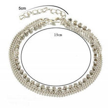 Load image into Gallery viewer, Chain Anklet On The Leg Foot Bracelet Women Simple Slim Adjustable Wire Ankle Summer Beach Jewellery