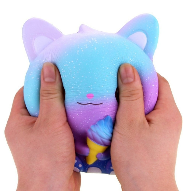 3 PCS Ice Cream Cat Cute Soft Squeeze Scented Toy Gift for Kid Size:11*7*8cm