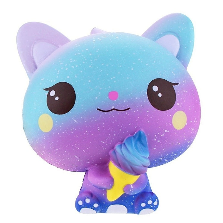 3 PCS Ice Cream Cat Cute Soft Squeeze Scented Toy Gift for Kid Size:11*7*8cm