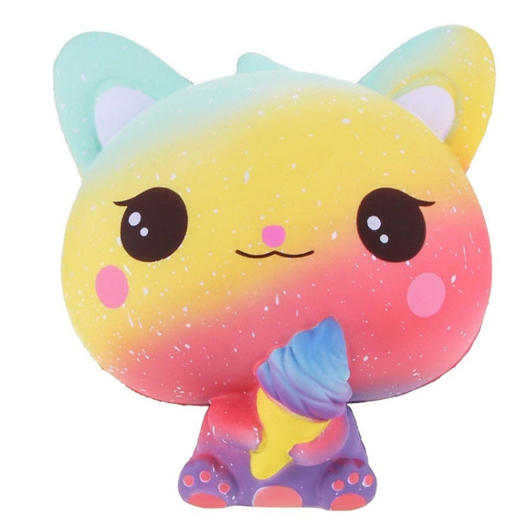 3 PCS Ice Cream Cat Cute Soft Squeeze Scented Toy Gift for Kid Size:11*7*8cm