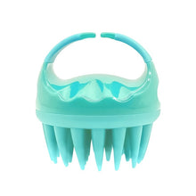 Load image into Gallery viewer, Round Hair Washing Brush Silicone Wet &amp; Dry Multipurpose Massage Brush, Pink, Purple, Green, Black, Blue, Red, Yellow, Grey