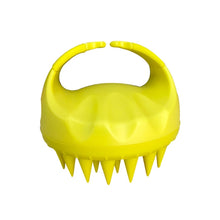 Load image into Gallery viewer, Round Hair Washing Brush Silicone Wet &amp; Dry Multipurpose Massage Brush, Pink, Purple, Green, Black, Blue, Red, Yellow, Grey