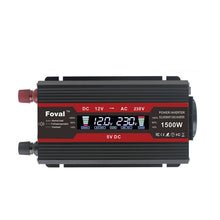 Load image into Gallery viewer, LCD Smart Home Car Inverter 12V To 220V Power Converter, 1500W, 2000W, 2600W, 3000W