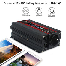 Load image into Gallery viewer, LCD Smart Home Car Inverter 12V To 220V Power Converter, 1500W, 2000W, 2600W, 3000W
