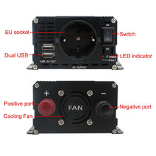 Load image into Gallery viewer, LCD Smart Home Car Inverter 12V To 220V Power Converter, 1500W, 2000W, 2600W, 3000W