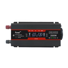 Load image into Gallery viewer, LCD Smart Home Car Inverter 12V To 220V Power Converter, 1500W, 2000W, 2600W, 3000W
