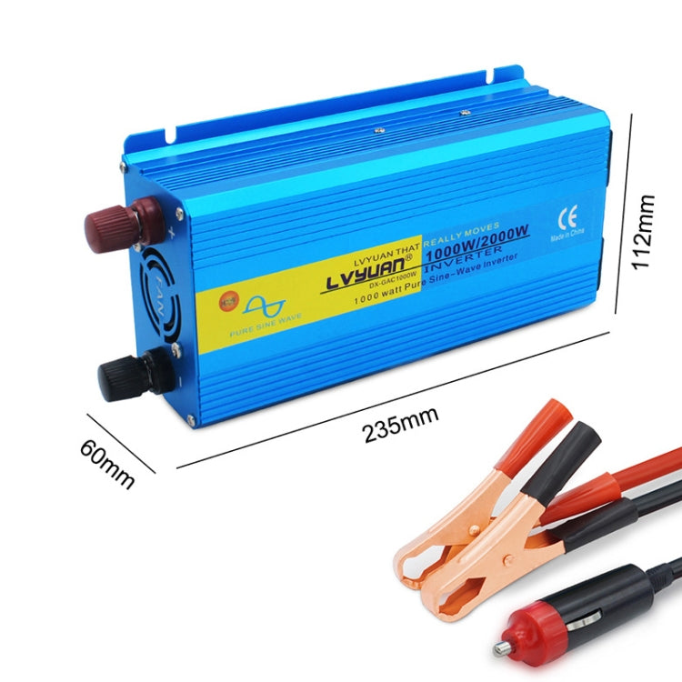 LVYUAN  2000W Car Home Pure Sine Wave Solar Inverter, 12V To 220V, 24V To 220V, 48V To 220V, 60V To 220V, 72V To 220V, 12V To 220V EU Plug, 12V To 220V UK Plug, 12V To 220V AU Plug, 12V To 110V US Plug