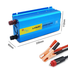 Load image into Gallery viewer, LVYUAN  2000W Car Home Pure Sine Wave Solar Inverter, 12V To 220V, 24V To 220V, 48V To 220V, 60V To 220V, 72V To 220V, 12V To 220V EU Plug, 12V To 220V UK Plug, 12V To 220V AU Plug, 12V To 110V US Plug