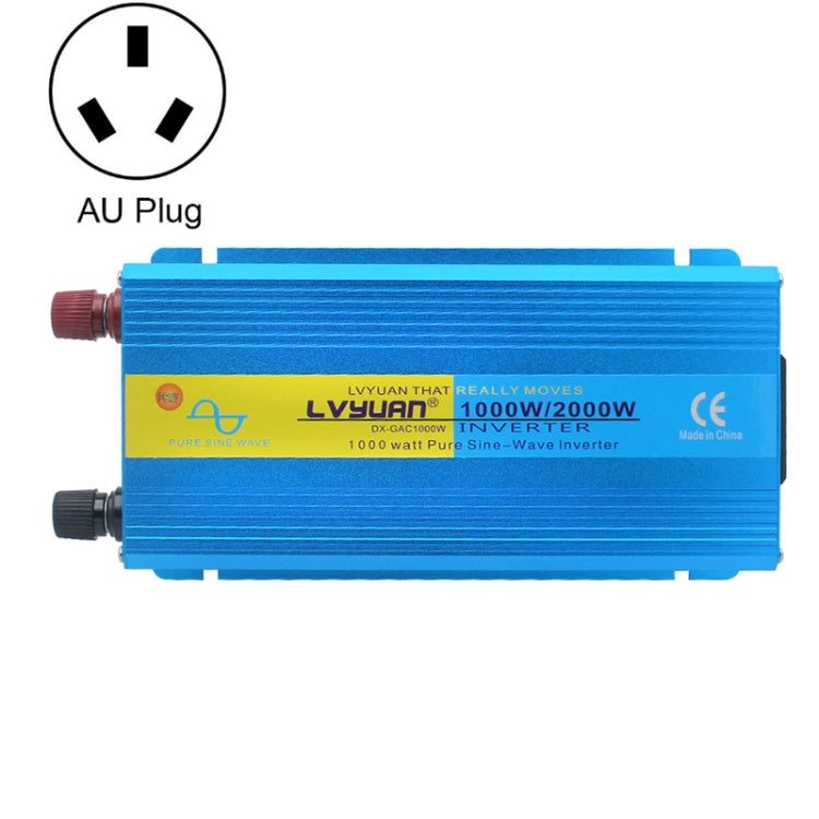 LVYUAN  2000W Car Home Pure Sine Wave Solar Inverter, 12V To 220V, 24V To 220V, 48V To 220V, 60V To 220V, 72V To 220V, 12V To 220V EU Plug, 12V To 220V UK Plug, 12V To 220V AU Plug, 12V To 110V US Plug