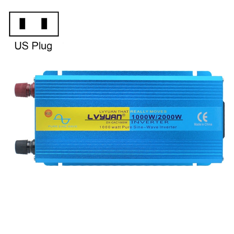 LVYUAN  2000W Car Home Pure Sine Wave Solar Inverter, 12V To 220V, 24V To 220V, 48V To 220V, 60V To 220V, 72V To 220V, 12V To 220V EU Plug, 12V To 220V UK Plug, 12V To 220V AU Plug, 12V To 110V US Plug
