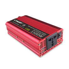 Load image into Gallery viewer, LVYUAN Car Inverter Dual USB Power Converter, 12V to 220V 1500W, 24V to 220V 1500W, 12V to 220V 1500W UK Plug, 12V to 220V 1500W AU Plug, 12V to 110V 1500W US Plug, 12V to 220V 2000W, 24V to 220V 2000W, 12V to 220V 2000W UK Plug, 12V to 220V 2000W AU P...