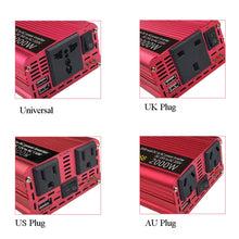 Load image into Gallery viewer, LVYUAN Car Inverter Dual USB Power Converter, 12V to 220V 1500W, 24V to 220V 1500W, 12V to 220V 1500W UK Plug, 12V to 220V 1500W AU Plug, 12V to 110V 1500W US Plug, 12V to 220V 2000W, 24V to 220V 2000W, 12V to 220V 2000W UK Plug, 12V to 220V 2000W AU P...