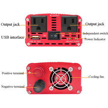 Load image into Gallery viewer, LVYUAN Car Inverter Dual USB Power Converter, 12V to 220V 1500W, 24V to 220V 1500W, 12V to 220V 1500W UK Plug, 12V to 220V 1500W AU Plug, 12V to 110V 1500W US Plug, 12V to 220V 2000W, 24V to 220V 2000W, 12V to 220V 2000W UK Plug, 12V to 220V 2000W AU P...