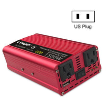 Load image into Gallery viewer, LVYUAN Car Inverter Dual USB Power Converter, 12V to 220V 1500W, 24V to 220V 1500W, 12V to 220V 1500W UK Plug, 12V to 220V 1500W AU Plug, 12V to 110V 1500W US Plug, 12V to 220V 2000W, 24V to 220V 2000W, 12V to 220V 2000W UK Plug, 12V to 220V 2000W AU P...