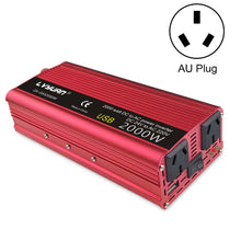 Load image into Gallery viewer, LVYUAN Car Inverter Dual USB Power Converter, 12V to 220V 1500W, 24V to 220V 1500W, 12V to 220V 1500W UK Plug, 12V to 220V 1500W AU Plug, 12V to 110V 1500W US Plug, 12V to 220V 2000W, 24V to 220V 2000W, 12V to 220V 2000W UK Plug, 12V to 220V 2000W AU P...