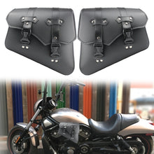Load image into Gallery viewer, Motorcycle Side Box Package Fast Demolition Triangle Side Bag Leather Cycling Bag, Side Box Package