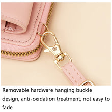 Load image into Gallery viewer, JLF012 Touch Screen Mobile Phone Bag Women Messenger Shoulder Bag, Red Wine, Black, Deep Pink, Light Pink, Light Blue, Light Green, Brown, Khaki