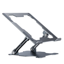 Load image into Gallery viewer, Integrated Foldable Laptop Stand Hollow Heat-Dissipating Flat Desktop Stand, Deep Space Gray, Moon Silver