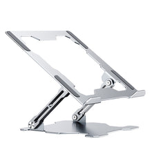 Load image into Gallery viewer, Integrated Foldable Laptop Stand Hollow Heat-Dissipating Flat Desktop Stand, Deep Space Gray, Moon Silver
